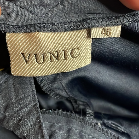 Italian size 46 Women casual pants (Navy blue) - Picture 7 of 8